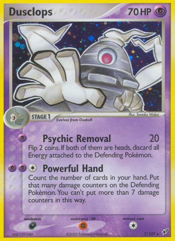 Dusclops (7/107) [EX: Deoxys] | Card Merchant Takapuna
