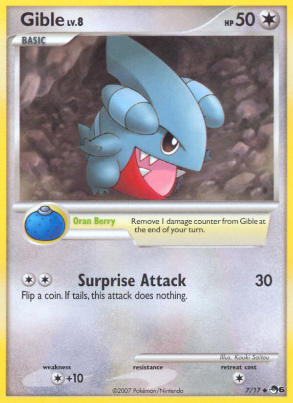 Gible (7/17) [POP Series 6] | Card Merchant Takapuna