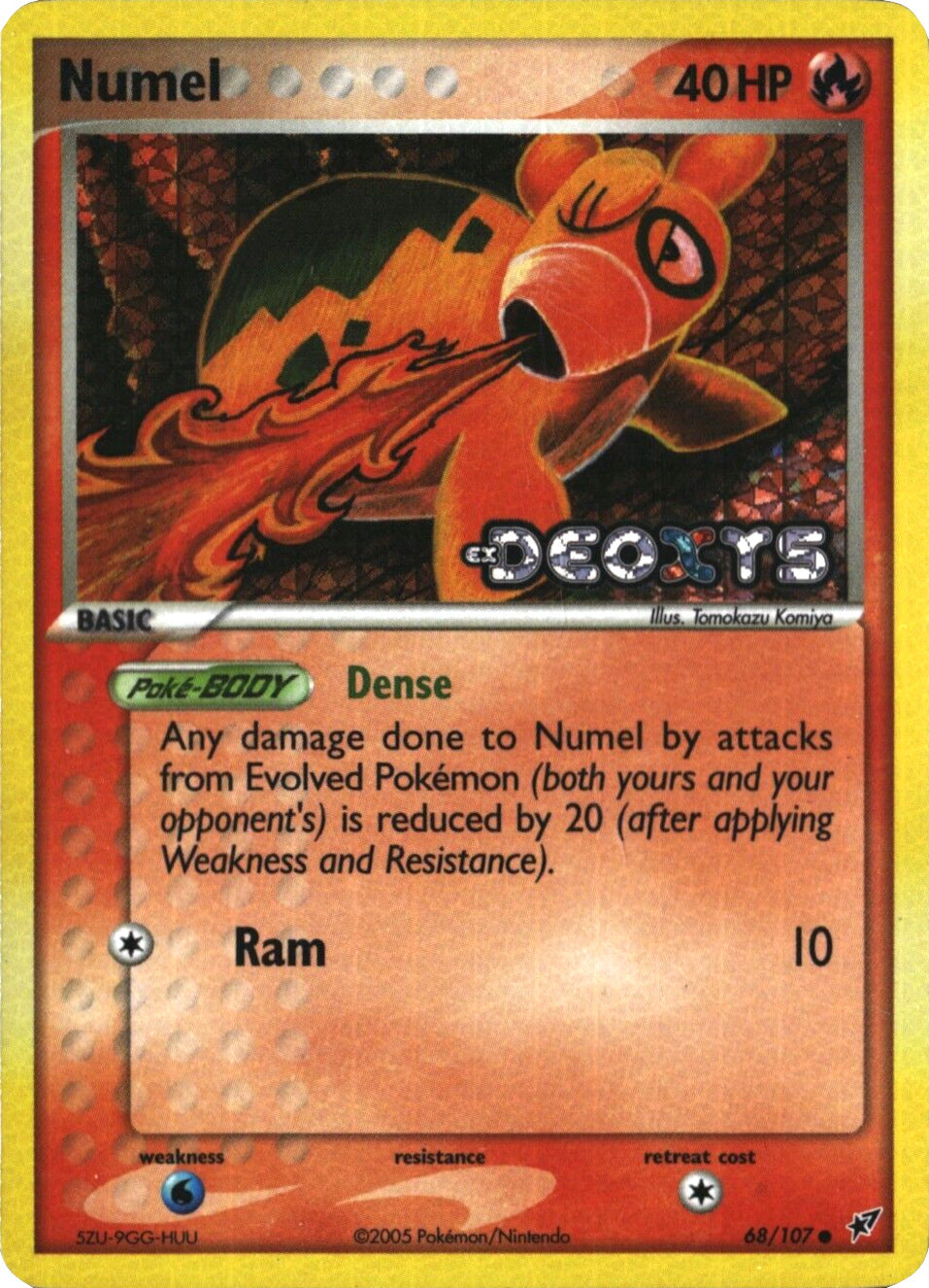 Numel (68/107) (Stamped) [EX: Deoxys] | Card Merchant Takapuna
