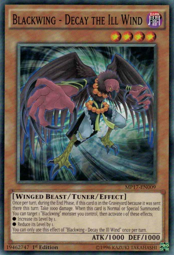 Blackwing - Decay the Ill Wind [MP17-EN009] Common | Card Merchant Takapuna