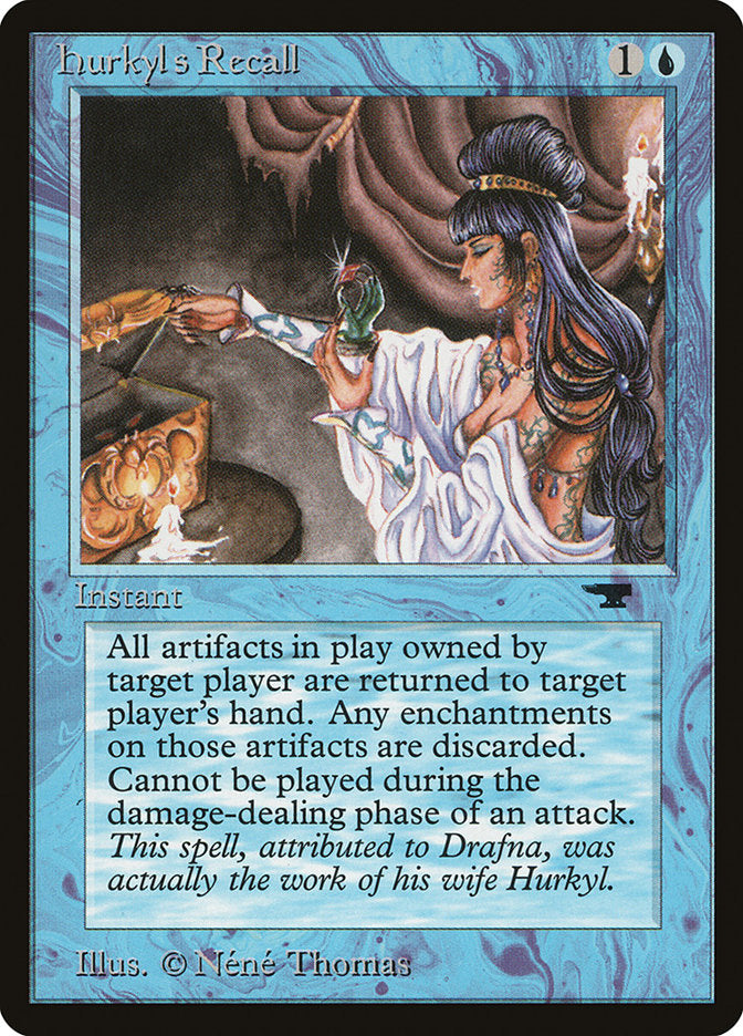 Hurkyl's Recall [Antiquities] | Card Merchant Takapuna