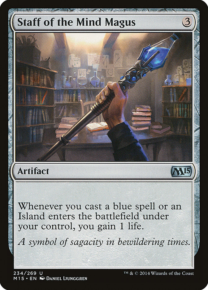 Staff of the Mind Magus [Magic 2015] | Card Merchant Takapuna
