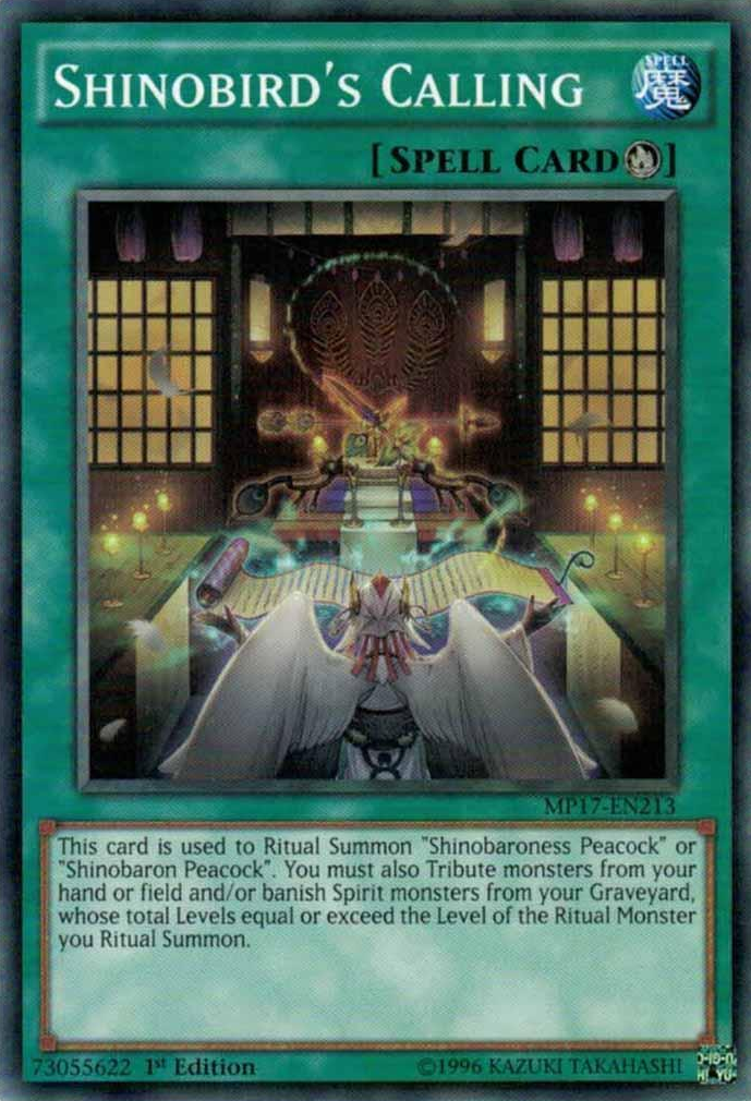 Shinobird's Calling [MP17-EN213] Common | Card Merchant Takapuna