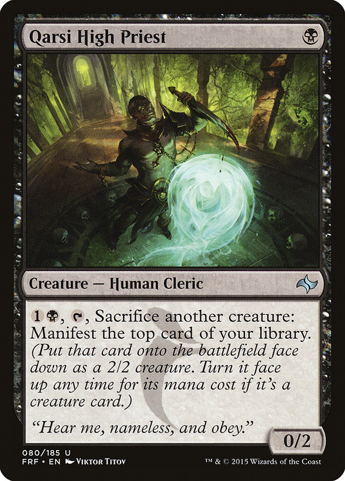 Qarsi High Priest [Fate Reforged] | Card Merchant Takapuna