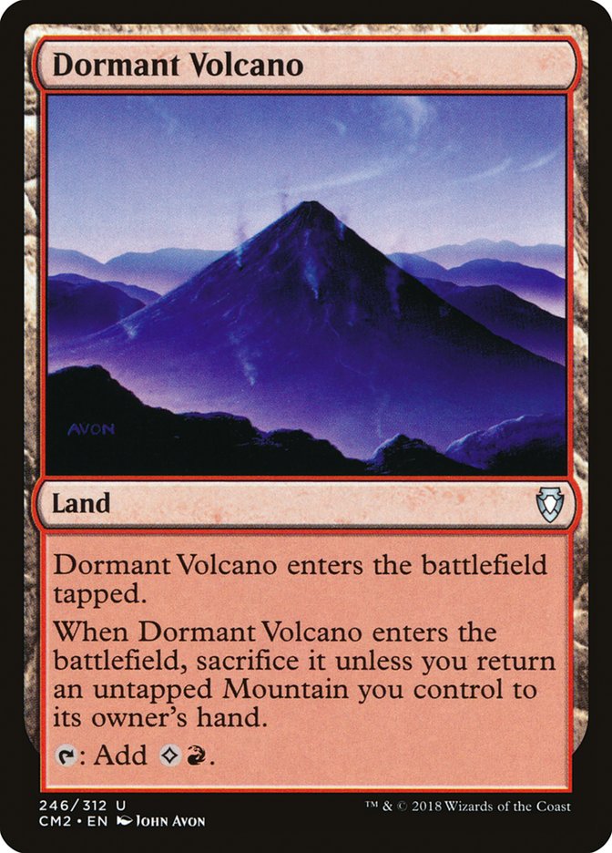 Dormant Volcano [Commander Anthology Volume II] | Card Merchant Takapuna