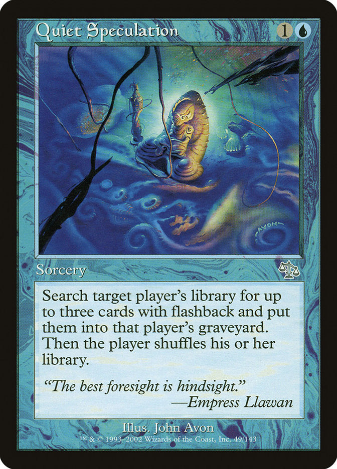 Quiet Speculation [Judgment] | Card Merchant Takapuna