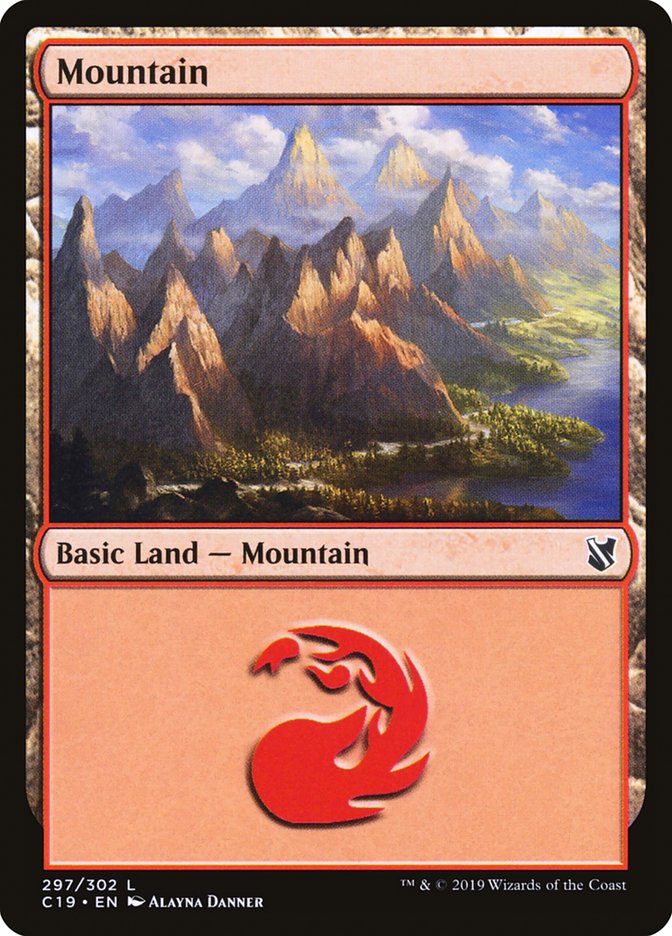 Mountain (297) [Commander 2019] | Card Merchant Takapuna