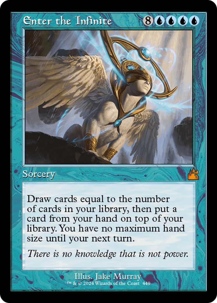 Enter the Infinite (Retro Frame) [Ravnica Remastered] | Card Merchant Takapuna