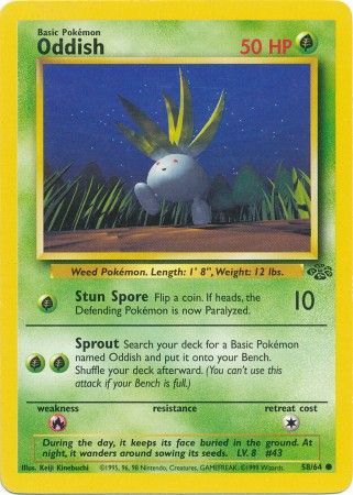 Oddish (58/64) [Jungle Unlimited] | Card Merchant Takapuna