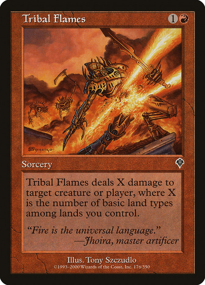 Tribal Flames [Invasion] | Card Merchant Takapuna