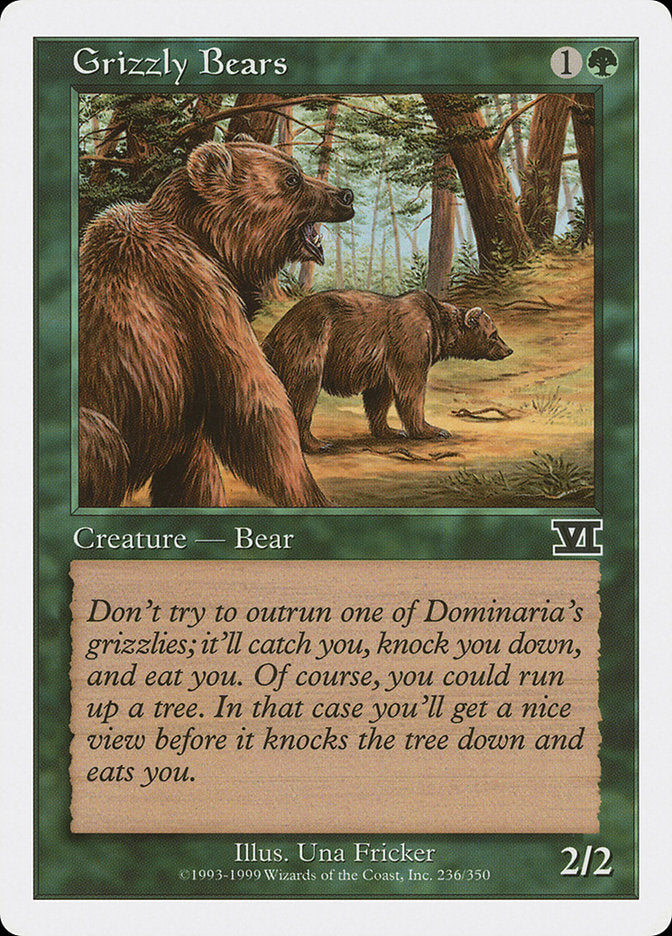 Grizzly Bears [Classic Sixth Edition] | Card Merchant Takapuna