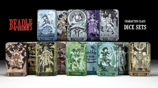 Beadle and Grimm's Class-Specific Dice Sets