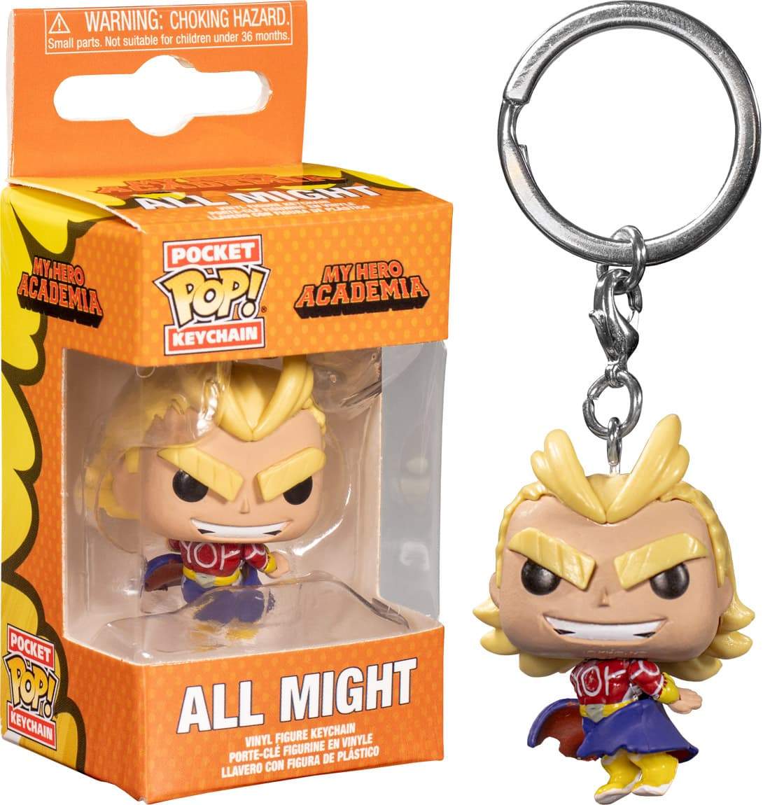 All Might Pop! Keychain | Card Merchant Takapuna