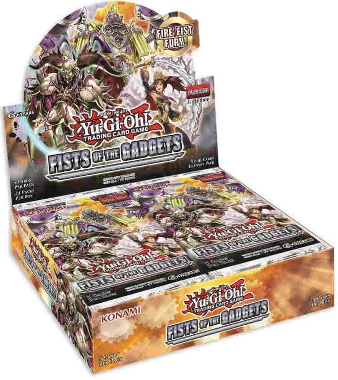 Yu-Gi-Oh! Fists of the Gadgets Booster Box | Card Merchant Takapuna