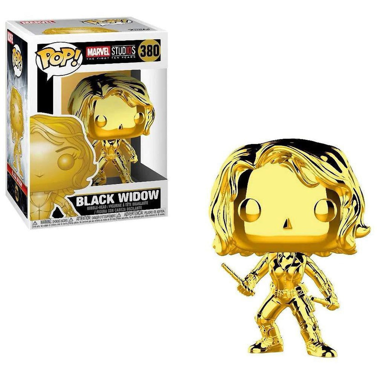 Marvel Studios - Black Widow Chrome Pop! 380 | Card Merchant Takapuna