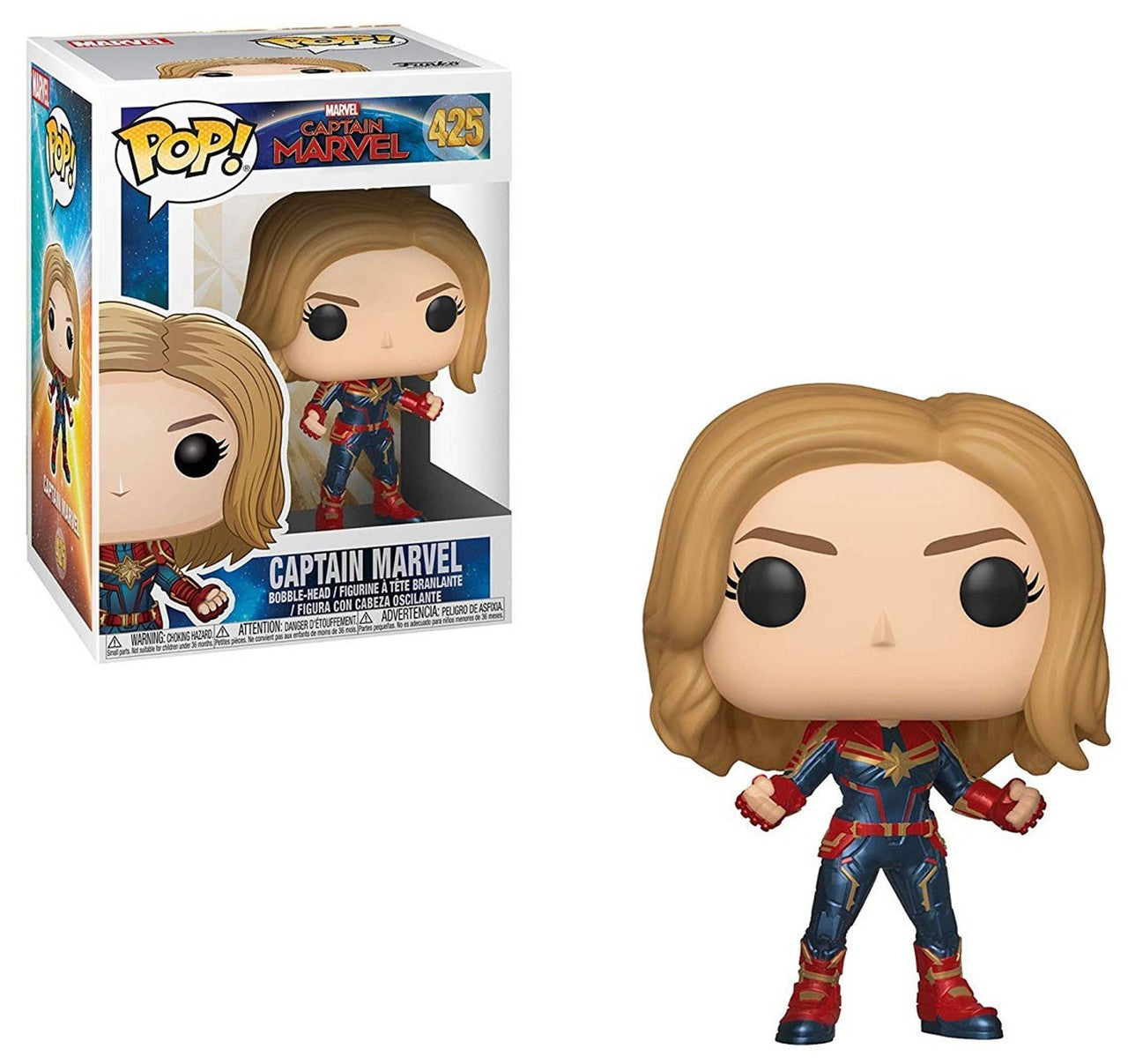 Captain Marvel - Captain Marvel Pop! 425 | Card Merchant Takapuna