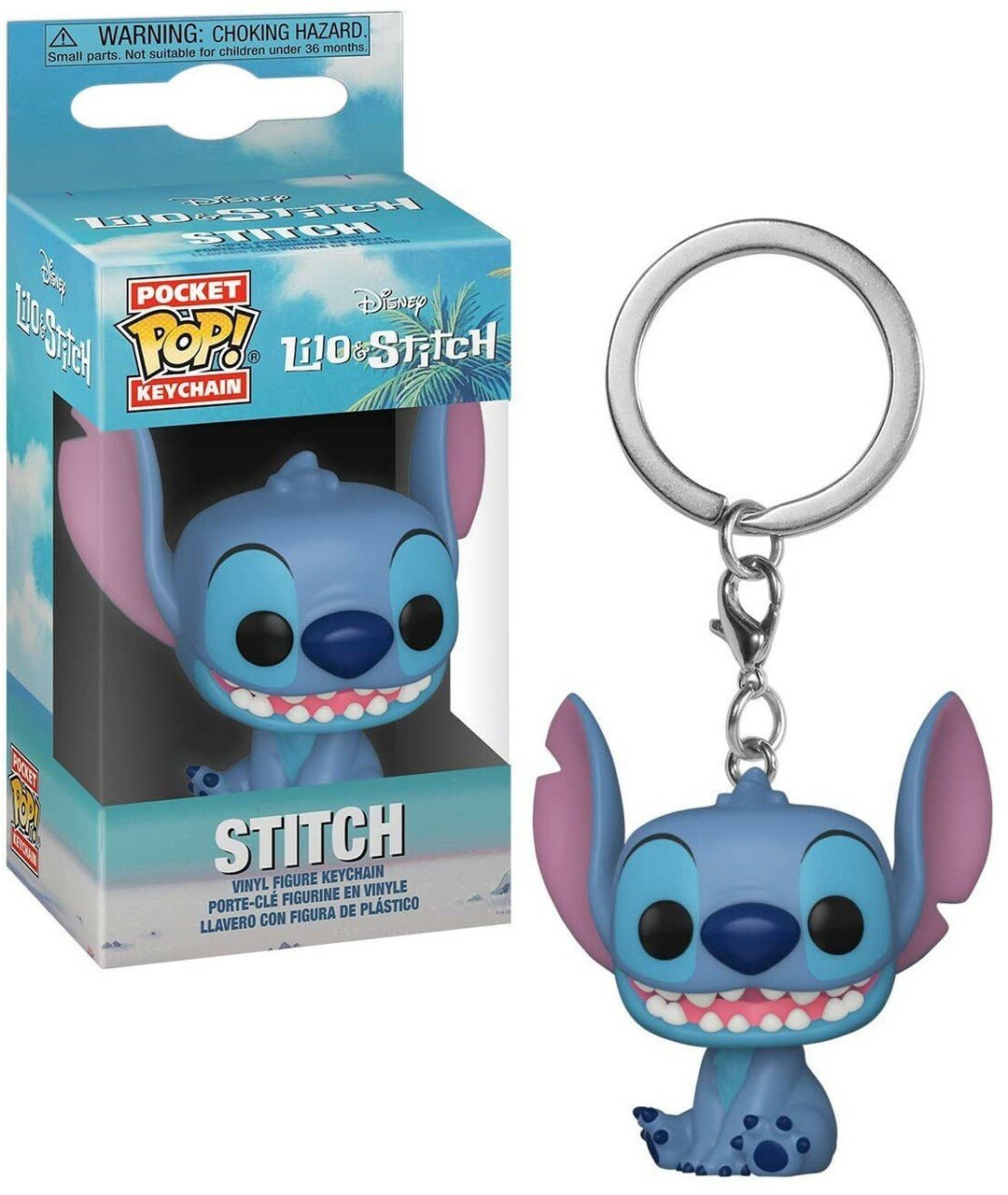 Stitch Pocket Pop Keychain | Card Merchant Takapuna