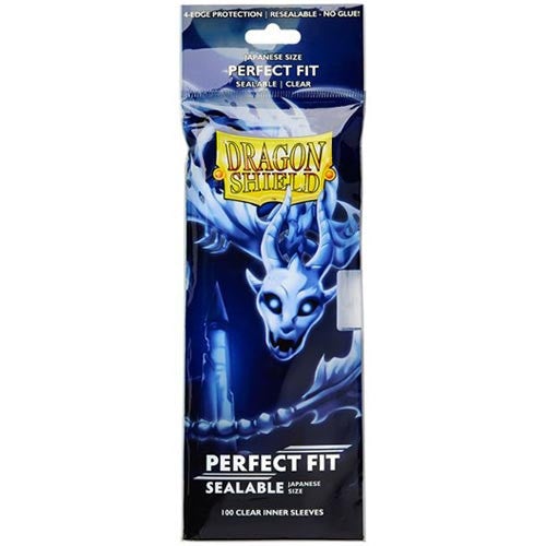 Dragon Shield Japanese Sized Sealable Clear Inner Sleeves (100ct) | Card Merchant Takapuna