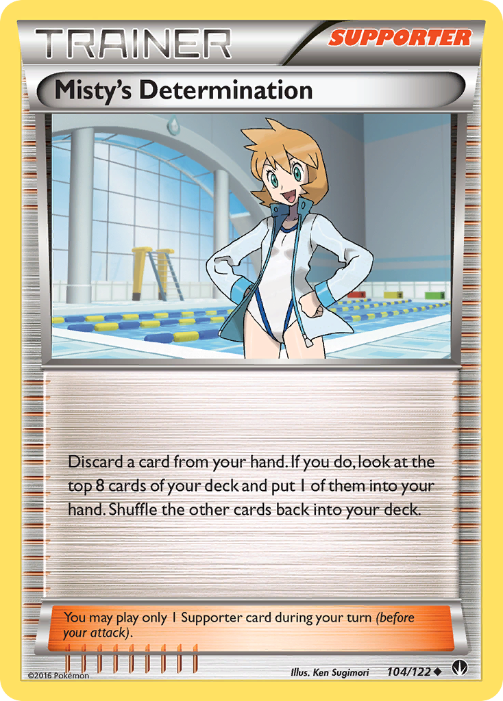 Misty's Determination (104/122) [XY: BREAKpoint] | Card Merchant Takapuna