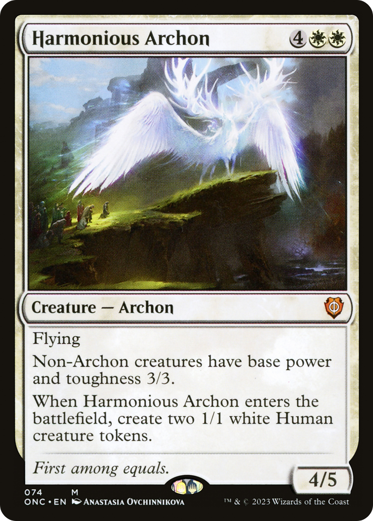 Harmonious Archon [Phyrexia: All Will Be One Commander] | Card Merchant Takapuna