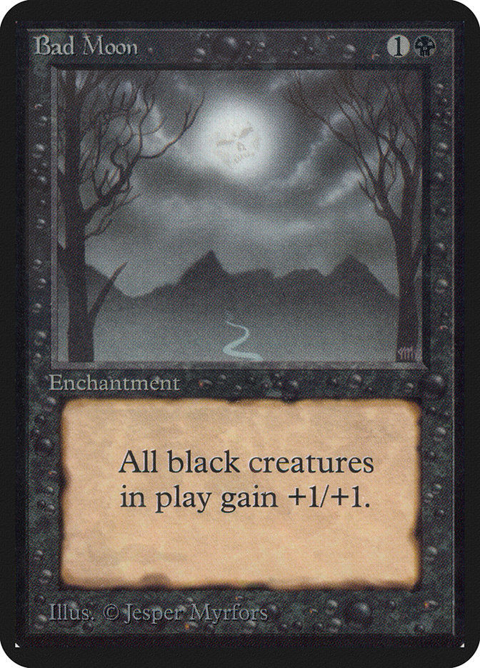 Bad Moon [Alpha Edition] | Card Merchant Takapuna