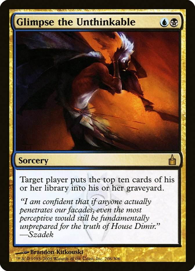 Glimpse the Unthinkable [Ravnica: City of Guilds] | Card Merchant Takapuna