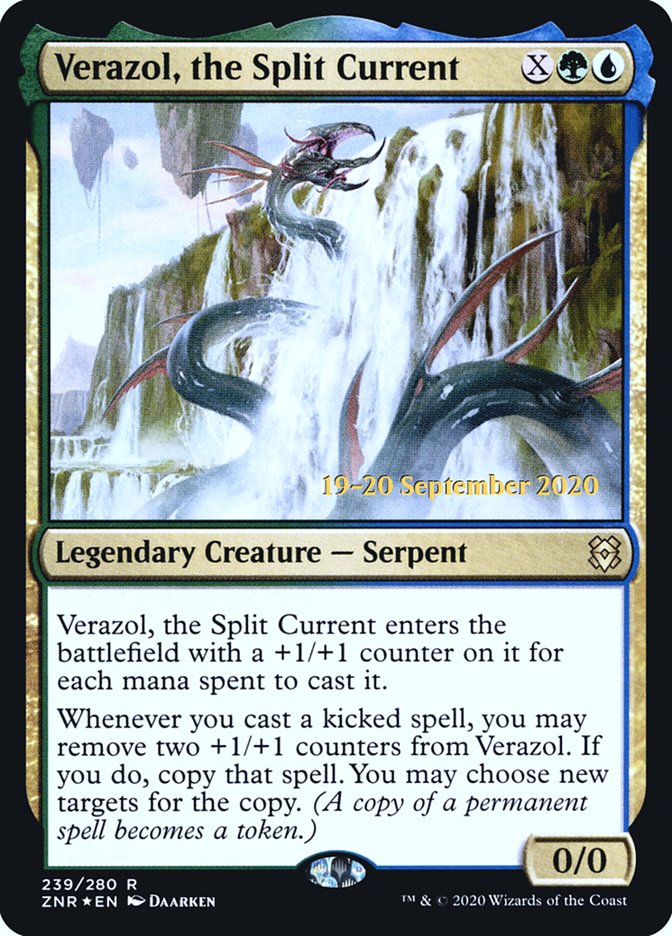 Verazol, the Split Current [Zendikar Rising Prerelease Promos] | Card Merchant Takapuna