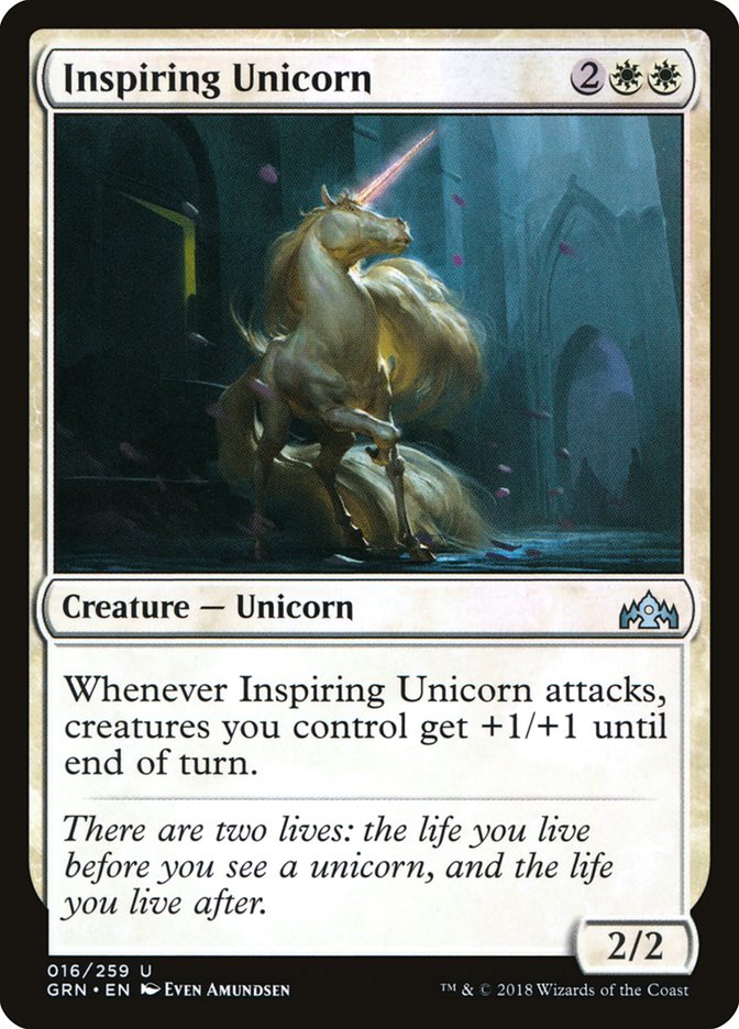 Inspiring Unicorn [Guilds of Ravnica] | Card Merchant Takapuna