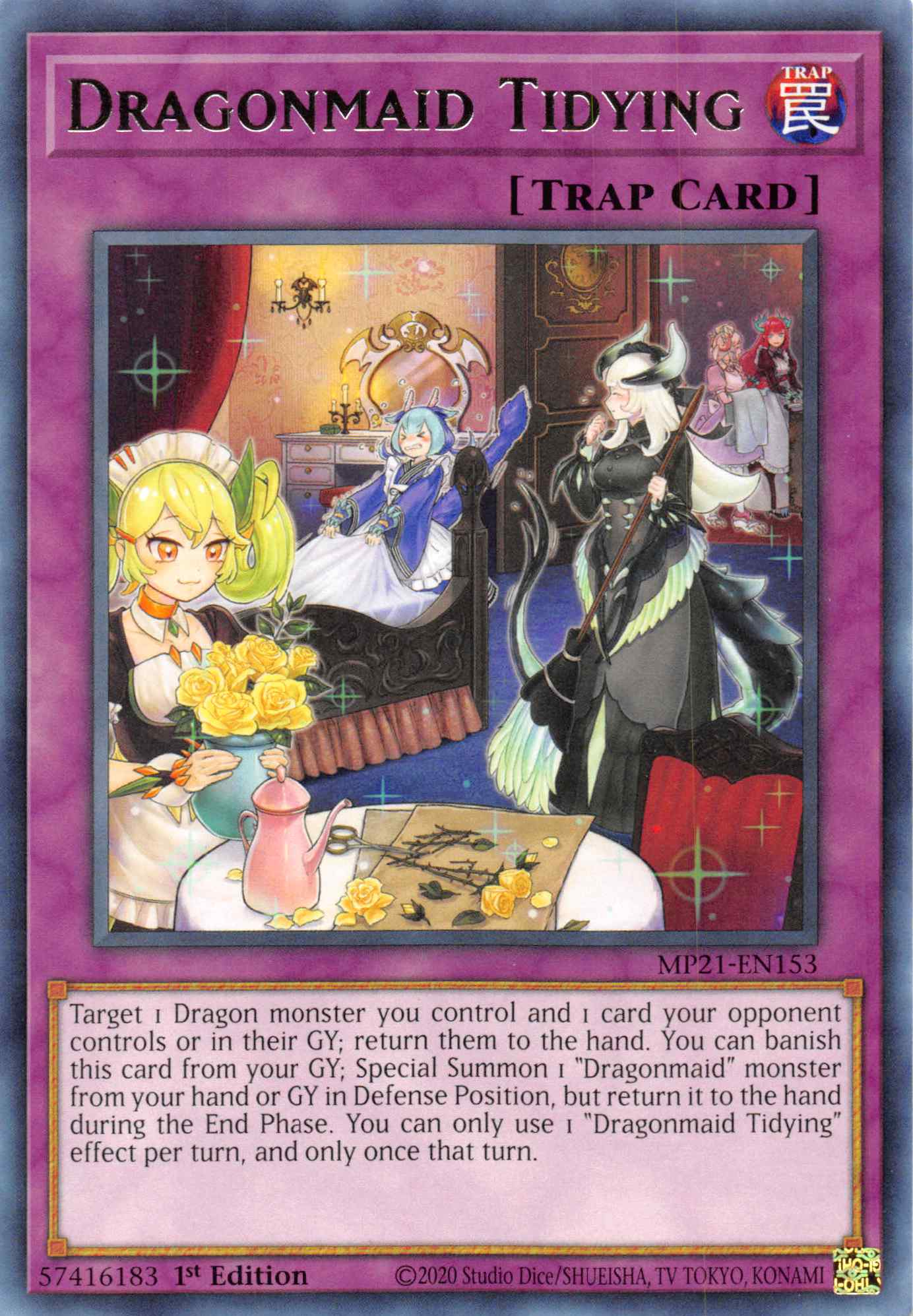 Dragonmaid Tidying [MP21-EN153] Rare | Card Merchant Takapuna