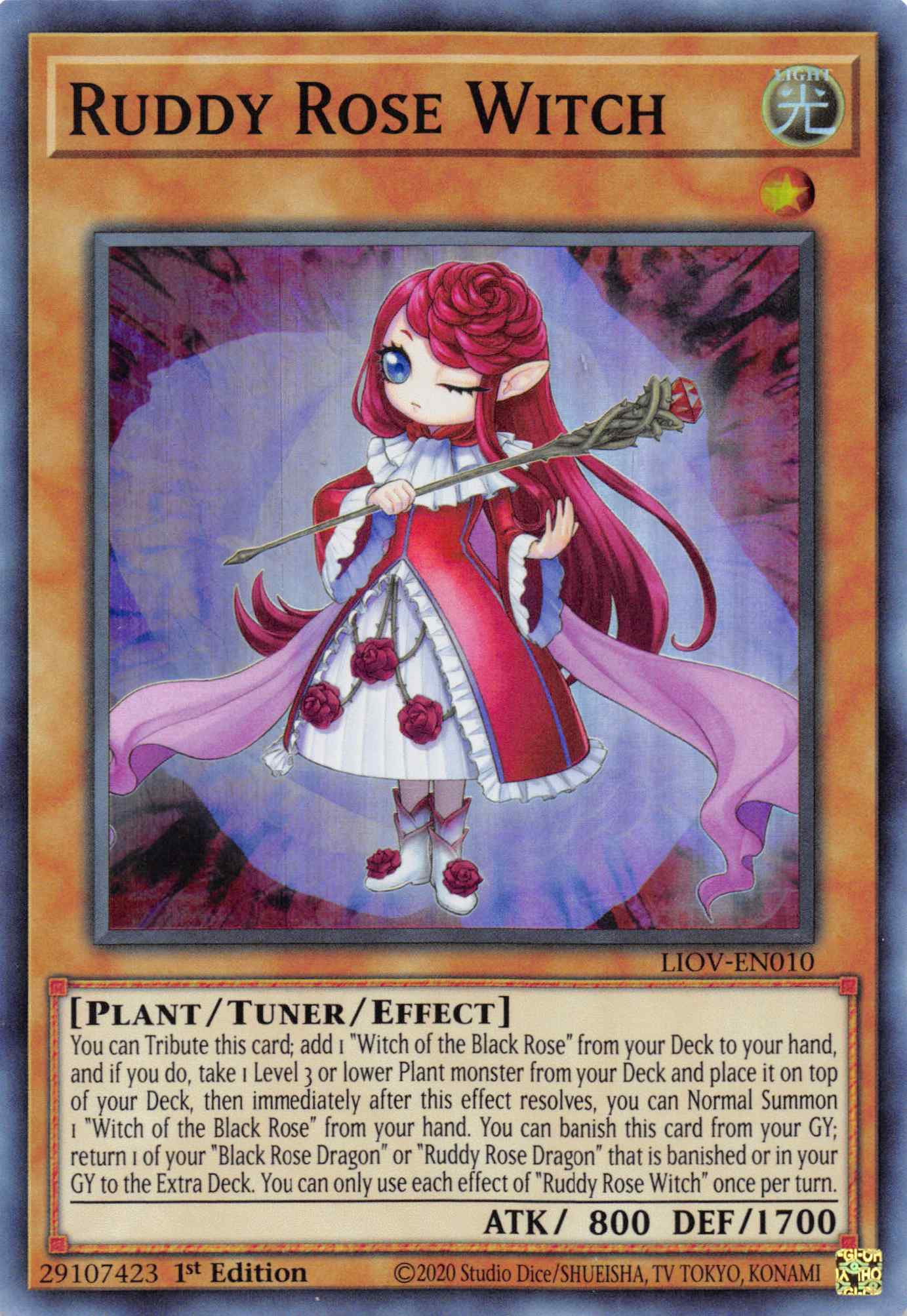Ruddy Rose Witch [LIOV-EN010] Super Rare | Card Merchant Takapuna