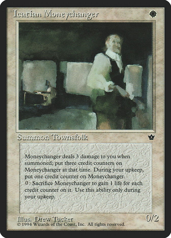 Icatian Moneychanger (Drew Tucker) [Fallen Empires] | Card Merchant Takapuna