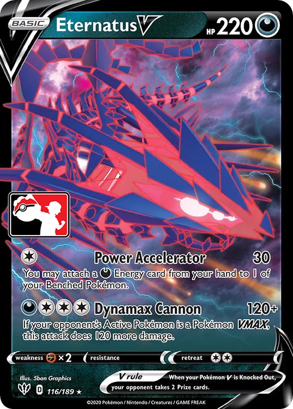 Eternatus V (116/189) [Prize Pack Series One] | Card Merchant Takapuna