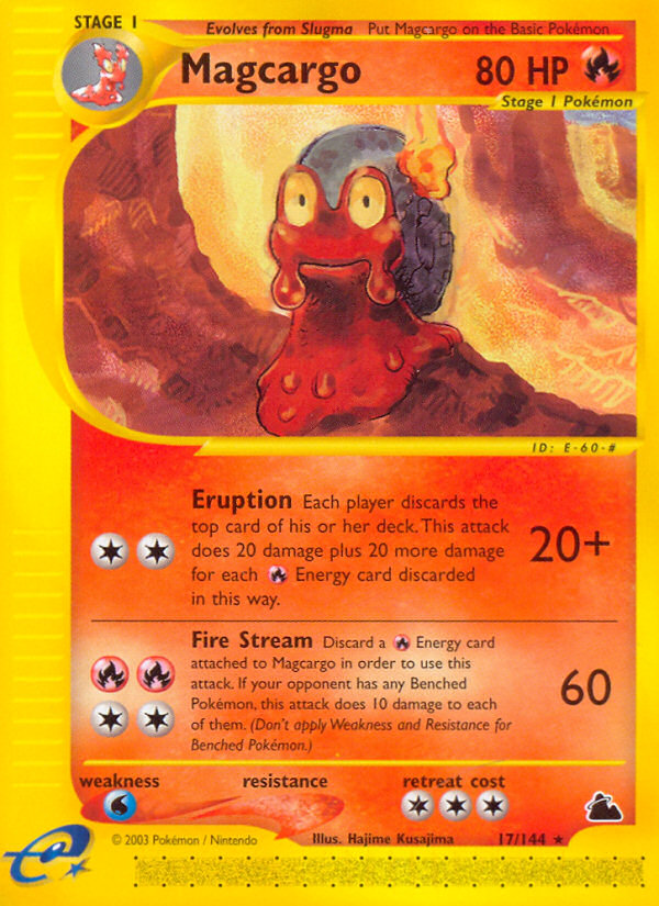 Magcargo (17/144) [Skyridge] | Card Merchant Takapuna
