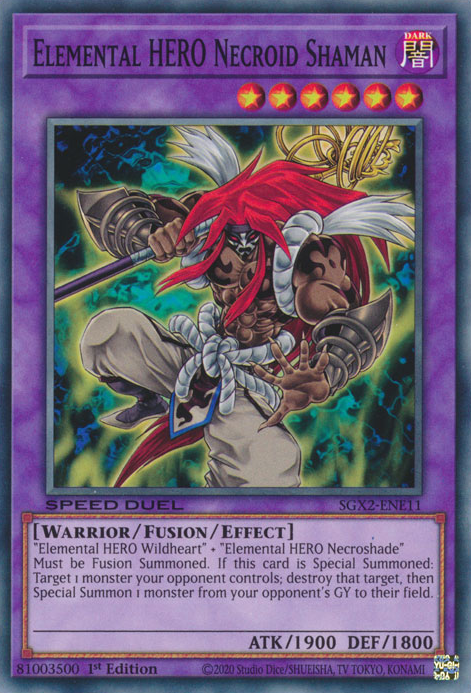 Elemental HERO Necroid Shaman [SGX2-ENE11] Common | Card Merchant Takapuna