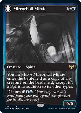Mirrorhall Mimic // Ghastly Mimicry [Innistrad: Double Feature] | Card Merchant Takapuna