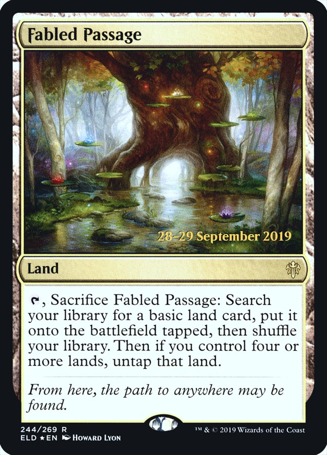 Fabled Passage [Throne of Eldraine Prerelease Promos] | Card Merchant Takapuna