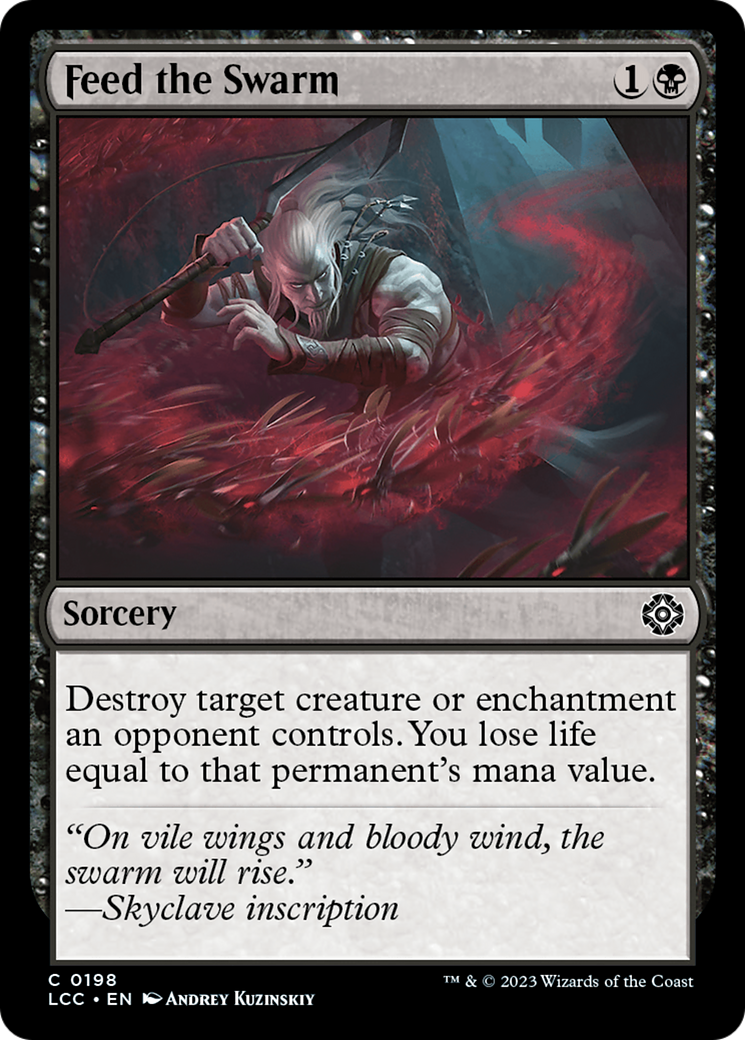 Feed the Swarm [The Lost Caverns of Ixalan Commander] | Card Merchant Takapuna