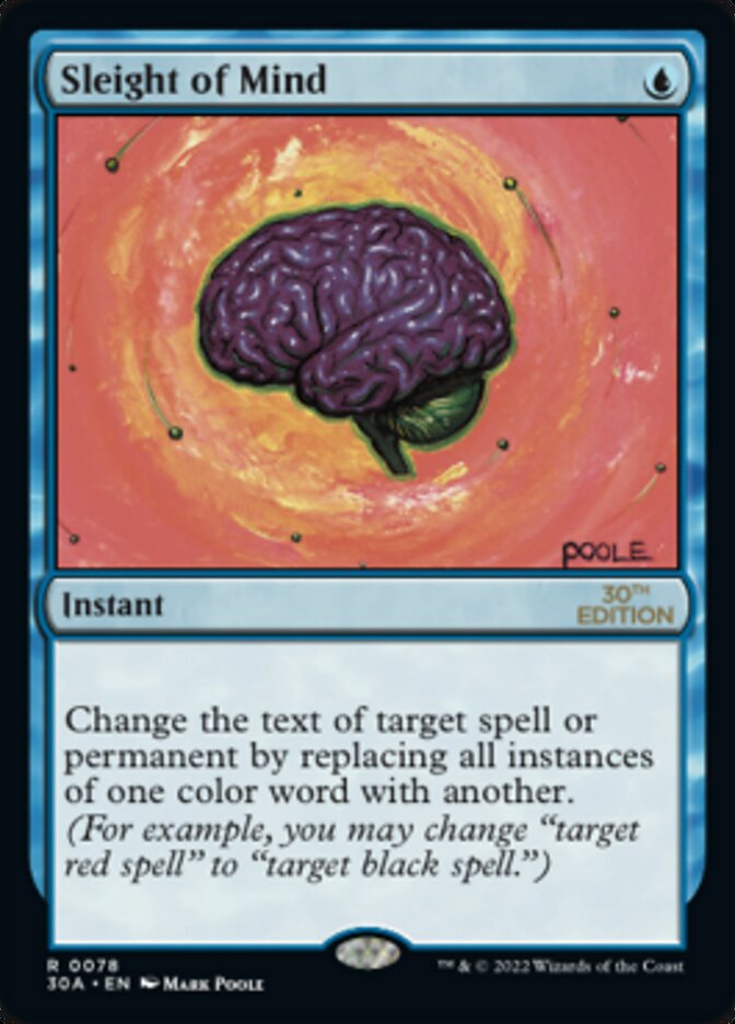 Sleight of Mind [30th Anniversary Edition] | Card Merchant Takapuna