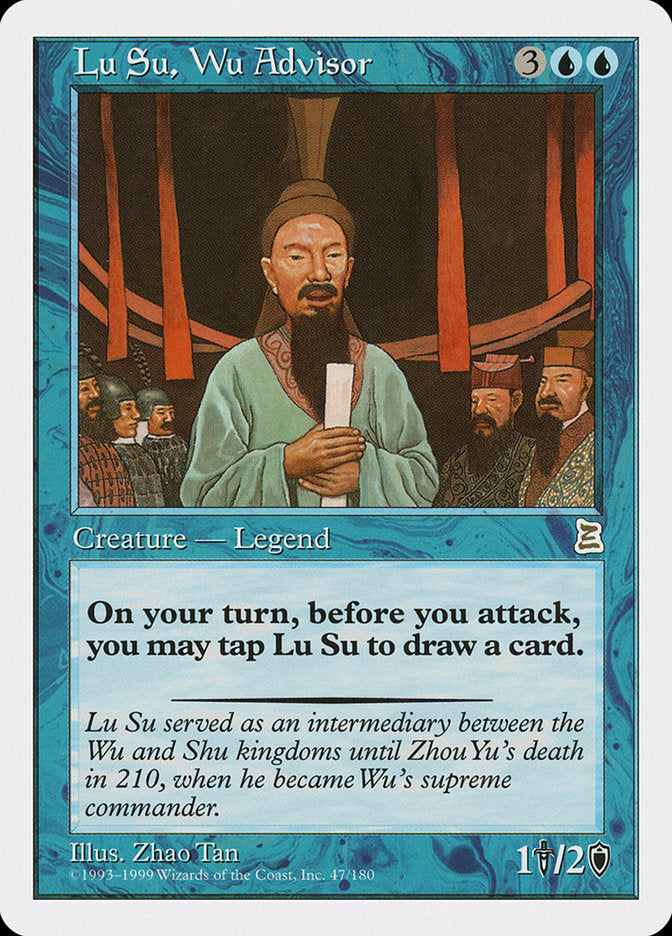 Lu Su, Wu Advisor [Portal Three Kingdoms] | Card Merchant Takapuna