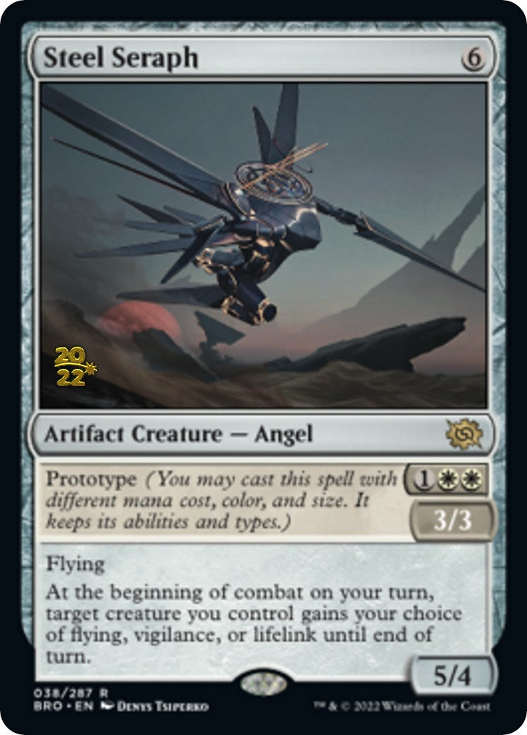 Steel Seraph [The Brothers' War Prerelease Promos] | Card Merchant Takapuna