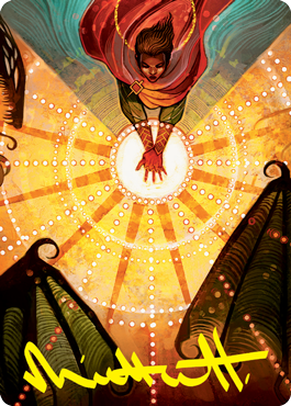 Grapeshot Art Card (Gold-Stamped Signature) [Strixhaven: School of Mages Art Series] | Card Merchant Takapuna