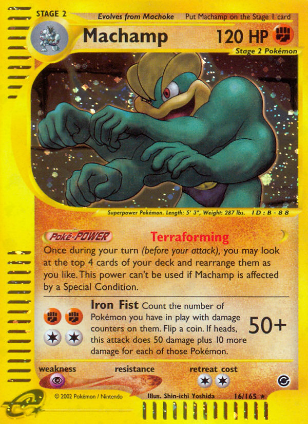 Machamp (16/165) [Expedition: Base Set] | Card Merchant Takapuna