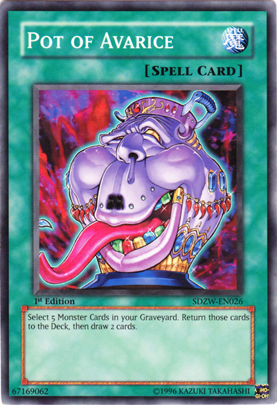 Pot of Avarice [SDZW-EN026] Common | Card Merchant Takapuna
