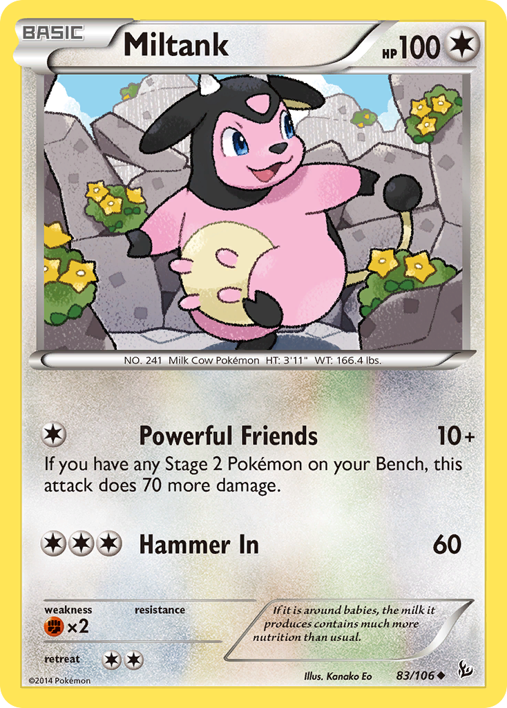 Miltank (83/106) [XY: Flashfire] | Card Merchant Takapuna