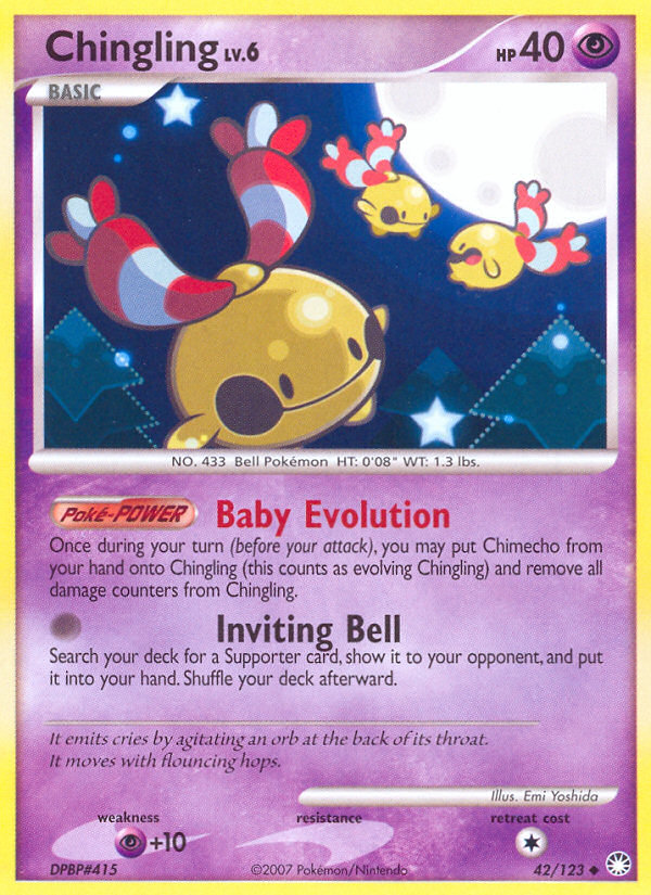 Chingling (42/123) [Diamond & Pearl: Mysterious Treasures] | Card Merchant Takapuna