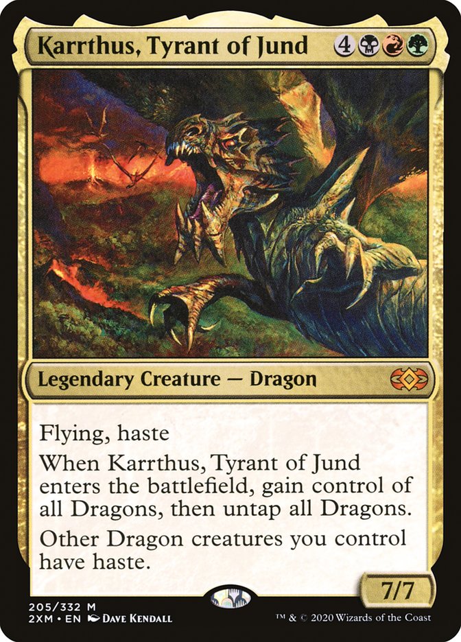 Karrthus, Tyrant of Jund [Double Masters] | Card Merchant Takapuna