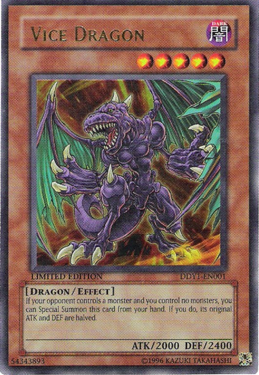 Vice Dragon (Promo) [DDY1-EN001] Ultra Rare | Card Merchant Takapuna