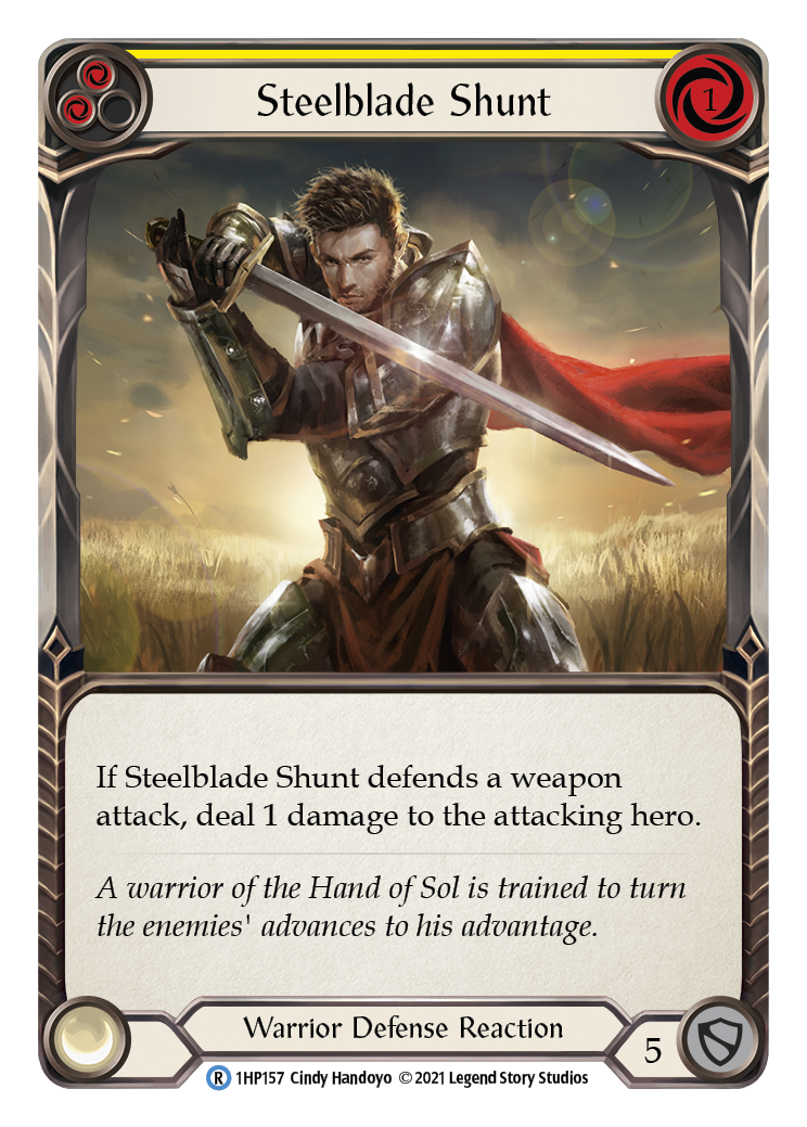 Steelblade Shunt (Yellow) [1HP157] (History Pack 1) | Card Merchant Takapuna