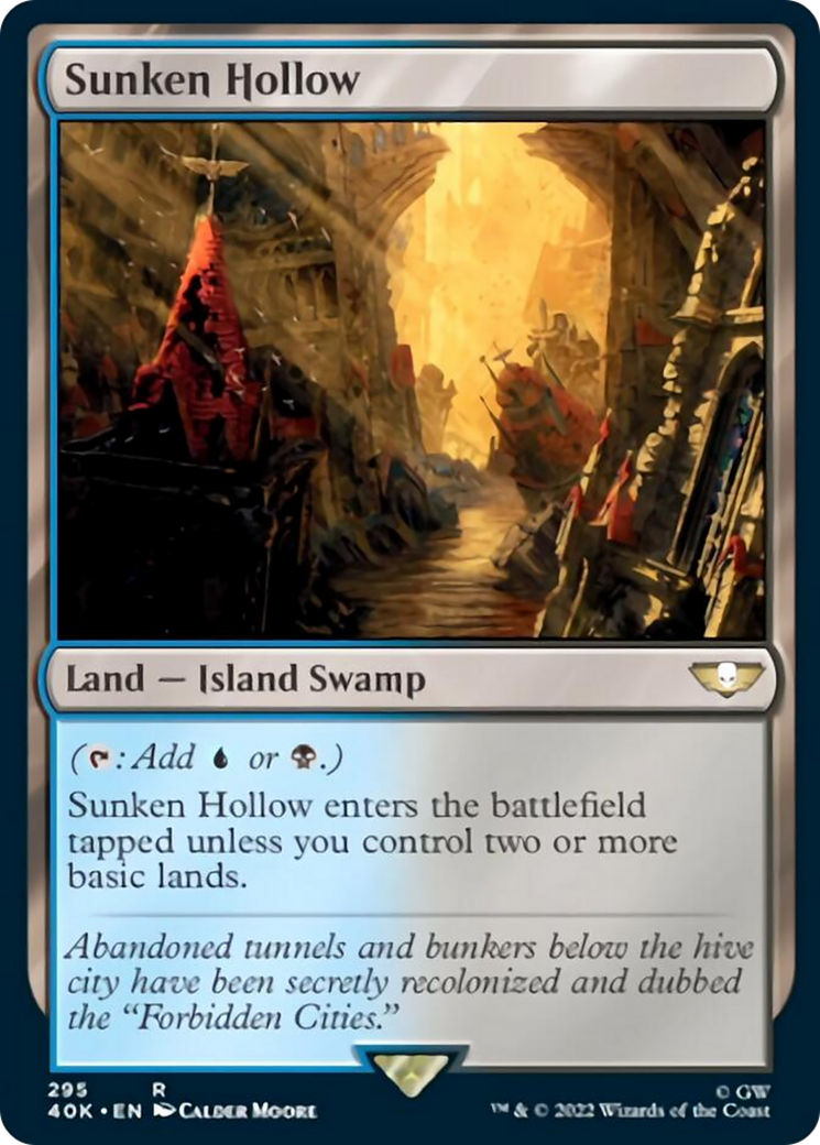 Sunken Hollow [Warhammer 40,000] | Card Merchant Takapuna