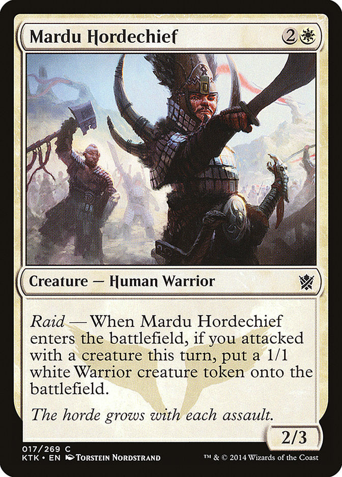 Mardu Hordechief [Khans of Tarkir] | Card Merchant Takapuna